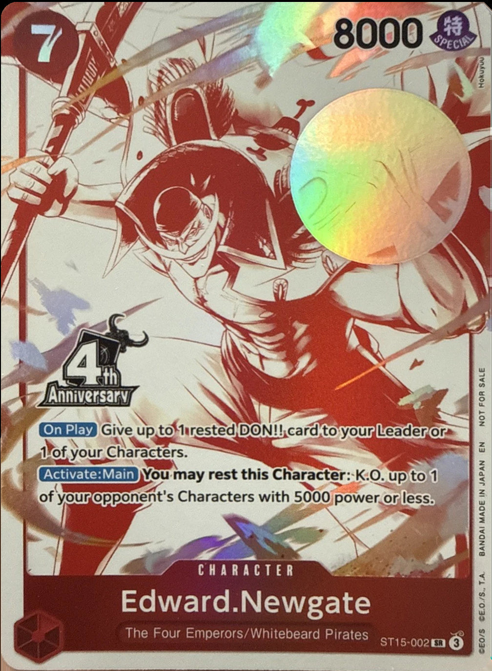 Edward.Newgate (4th Anniversary Treasure Campaign Pack)
