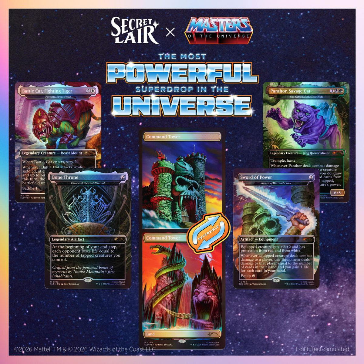 Secret Lair Drop: Secret Lair x Masters of the Universe: Sold Separately - Traditional Foil Edition