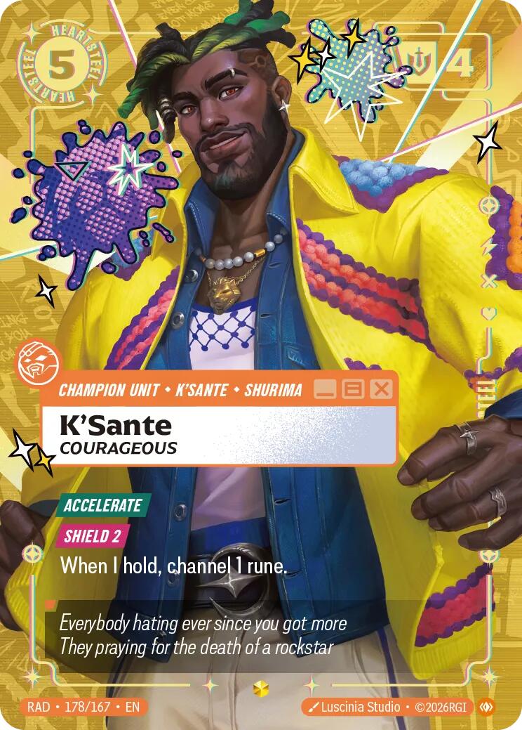 K'Sante, Courageous (Heartsteel Overnumbered)