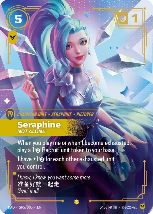 Seraphine, Not Alone (K/DA Special Art Card)