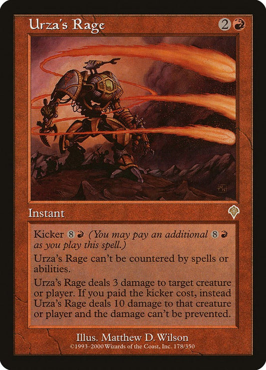 Urza's Rage [INV - 178]