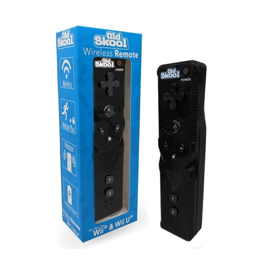 Wii Wireless Remote - Black (Old Skool)