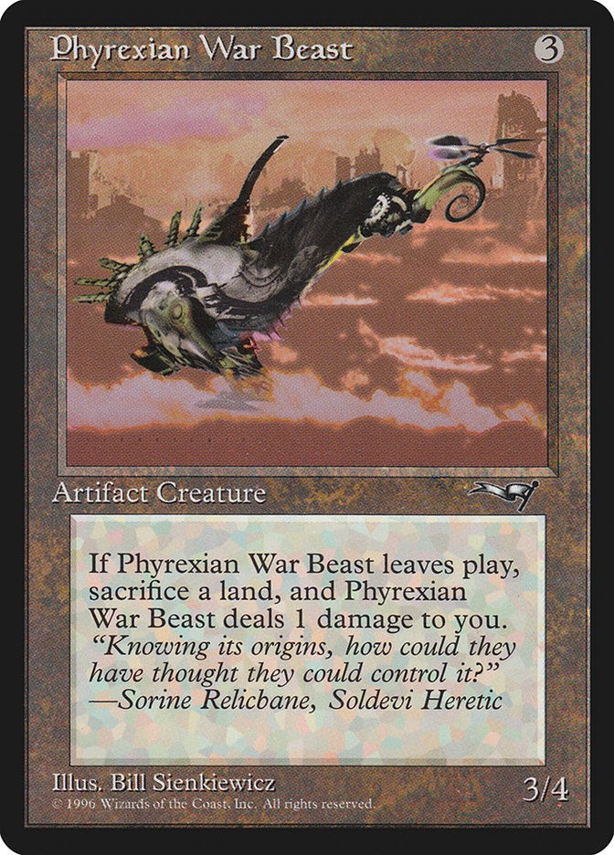 Phyrexian War Beast (Facing Right) [ALL - 170]