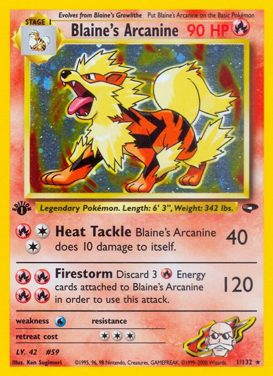 Blaine's Arcanine [G2 - 001/132]