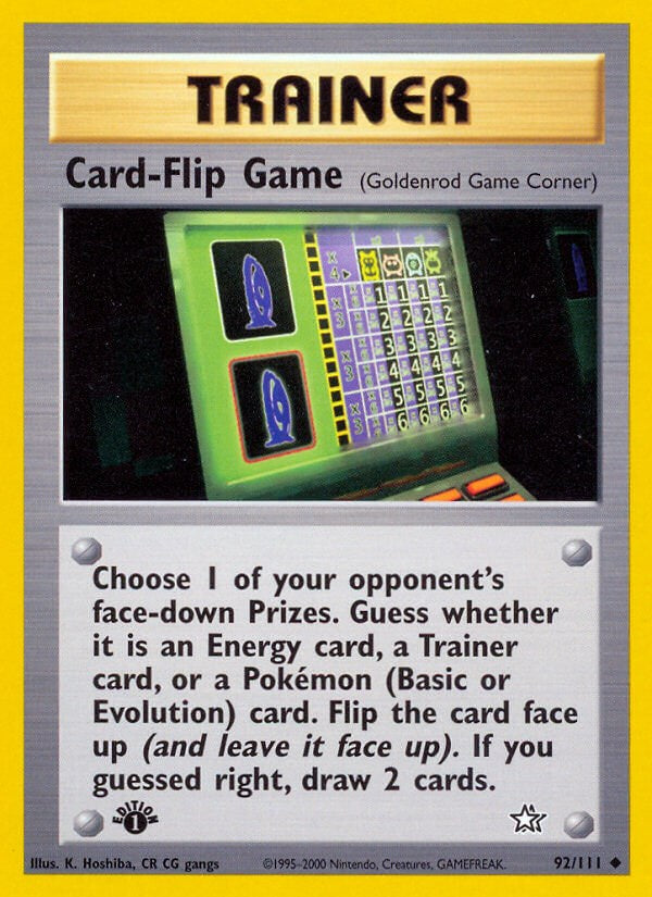 Card-Flip Game (Goldenrod Game Corner)