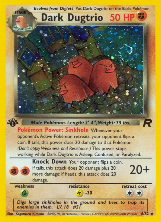 Dark Dugtrio (6) [TR - 06/82]