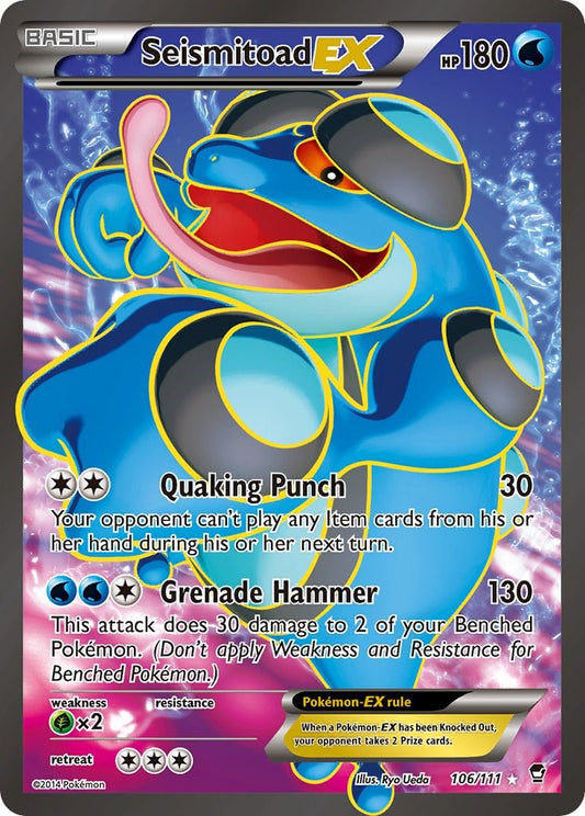 Seismitoad EX (106 Full Art) [FFI - 106/111]