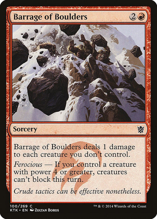 Barrage of Boulders [KTK - 100]