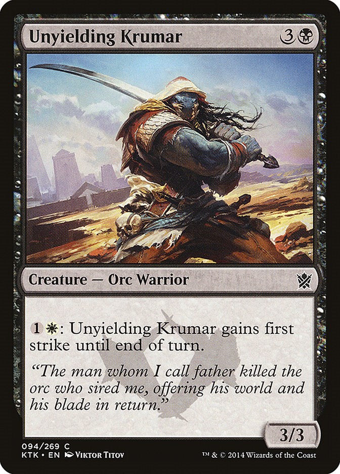 Unyielding Krumar [KTK - 94]