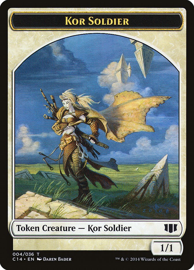Kor Soldier // Pegasus Double-Sided Token