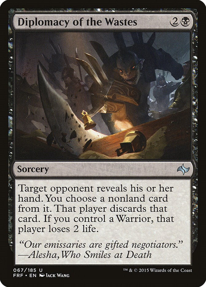 Diplomacy of the Wastes [FRF - 67]