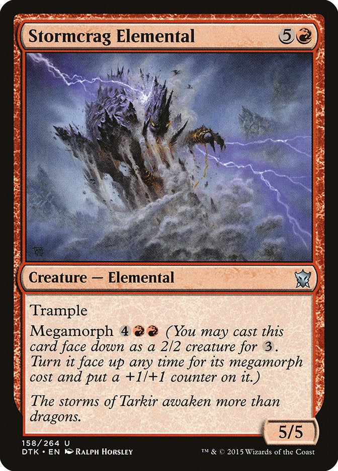 Stormcrag Elemental [DTK - 158]