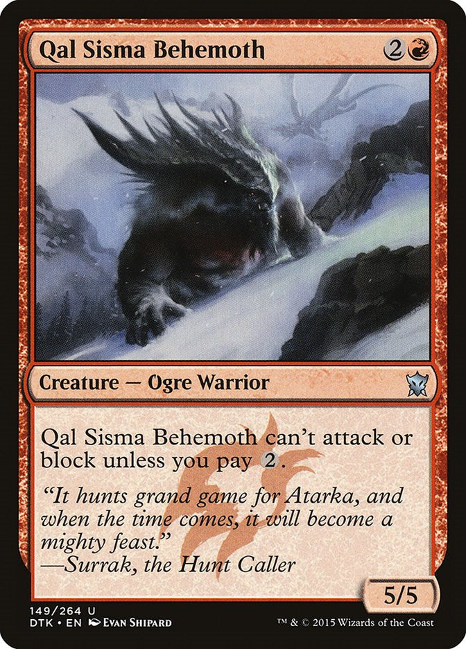 Qal Sisma Behemoth [DTK - 149]