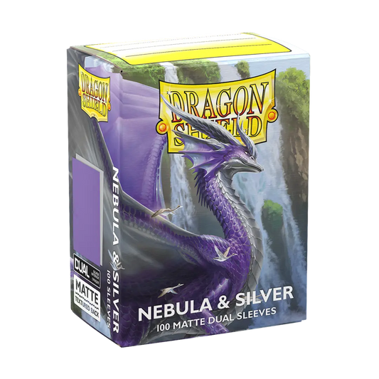Dragon Shield: Standard 100ct Sleeves - Nebula & Silver (Dual Matte)