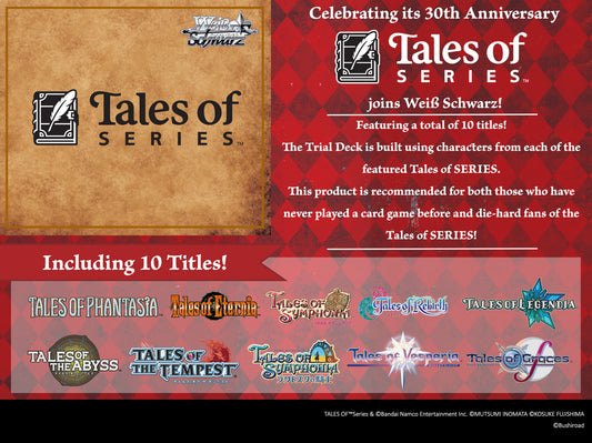 *PRE-ORDER* Weiss Schwarz: Tales of SERIES Trial Deck
