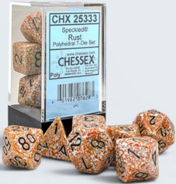 Polyhedral 7-Die Set: Speckled