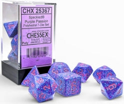 Polyhedral 7-Die Set: Speckled