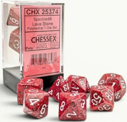 Polyhedral 7-Die Set: Speckled