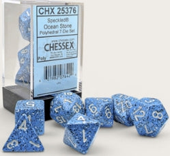 Polyhedral 7-Die Set: Speckled