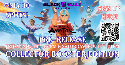 MTG Avatar: The Last Airbender Prerelease Ticket (COLLECTOR BOOSTERS IN PRIZE POOL!)(Nov. 15th, 2025)