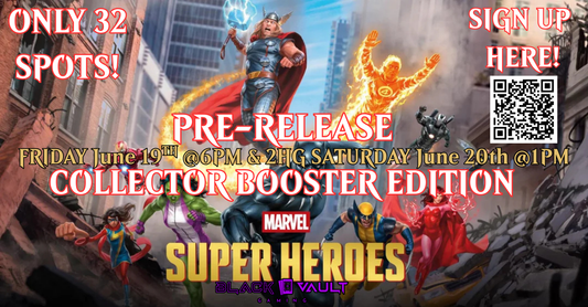 MTG Marvel Super Heroes 2-HEADED GIANT SATURDAY Prerelease Ticket (COLLECTOR BOOSTERS IN PRIZE POOL!)(June 20th, 2026)