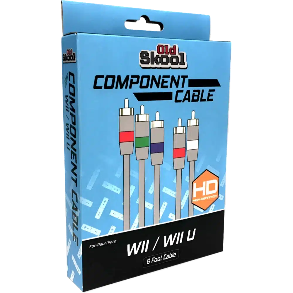 Wii/Wii U Component Cable (Old Skool)