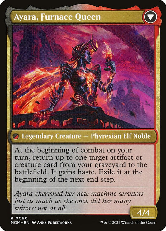 Ayara, Widow of the Realm (Back)
