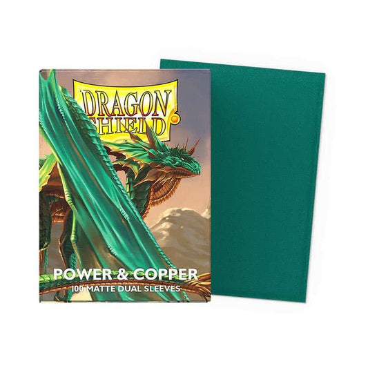 Dragon Shield: Standard 100ct Sleeves - Power & Copper (Dual Matte)