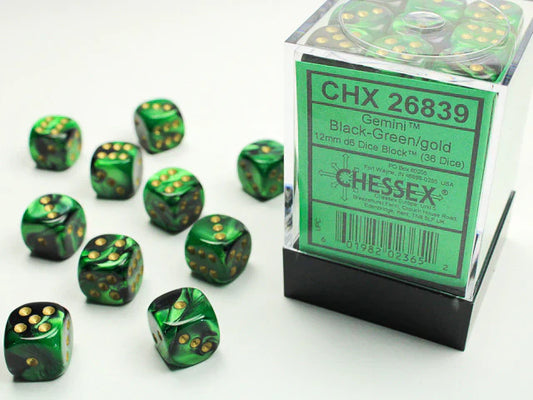 12mm D6 Dice Block: Gemini