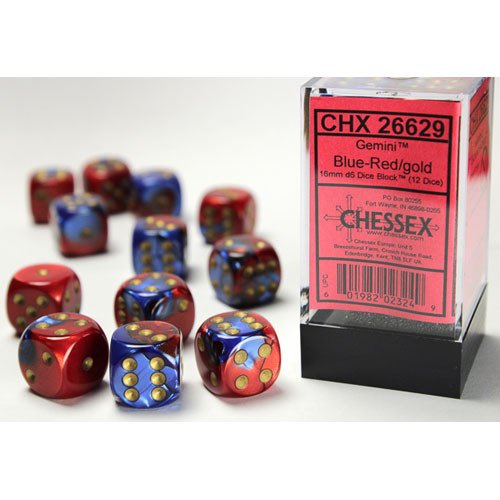 D6 Dice Block: Gemini