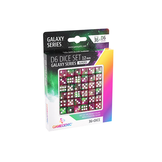GameGenic Dice: Galaxy Series 12mm D6 Set (36)