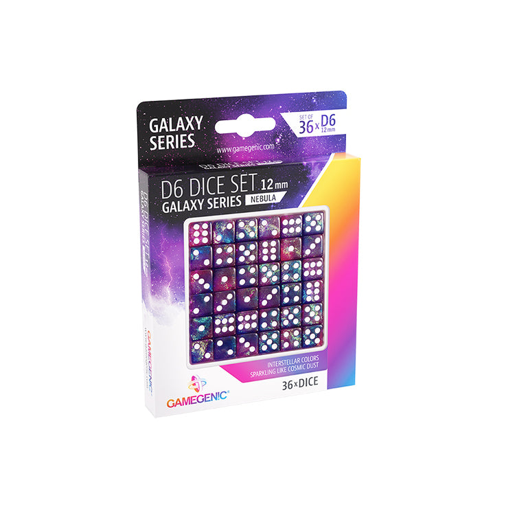 GameGenic Dice: Galaxy Series 12mm D6 Set (36)