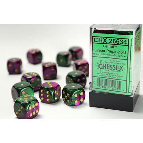 D6 Dice Block: Gemini