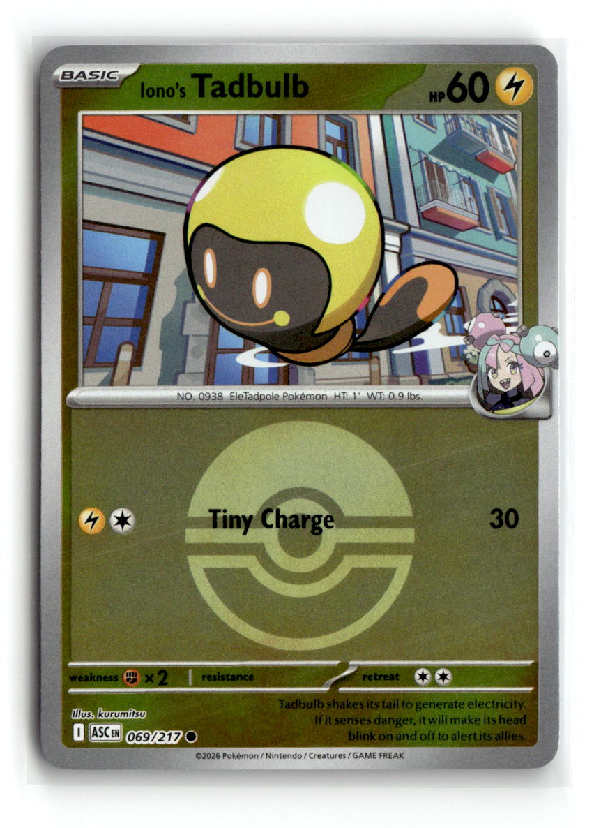 Iono's Tadbulb (Poke Ball)
