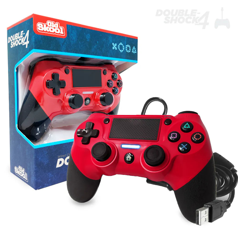 Double-Shock 4 Wired Controller -  (Old Skool)
