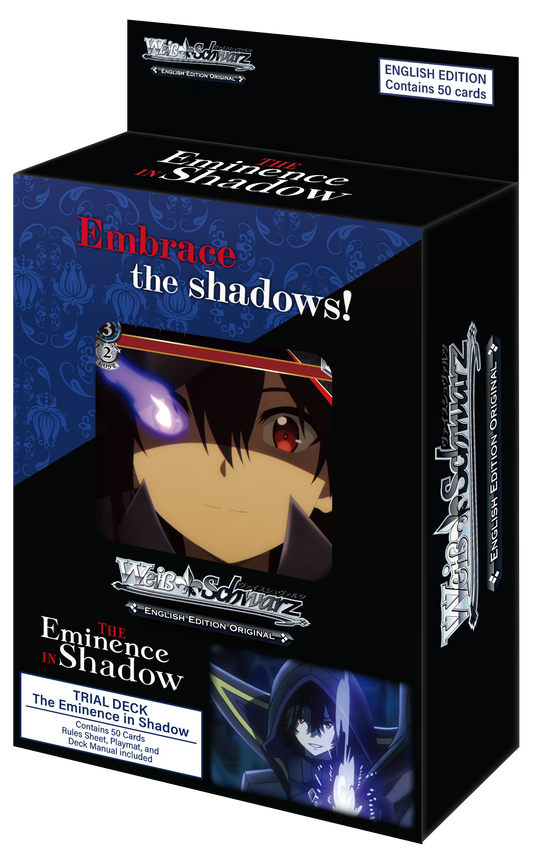*PRE-ORDER* Weiss Schwarz: Eminence in Shadow Trial Decks