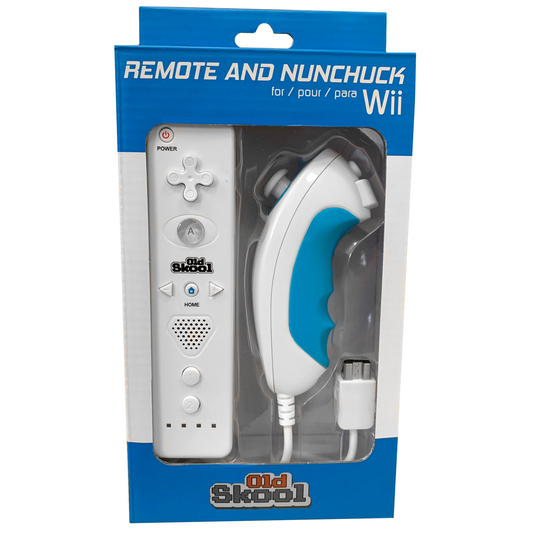 Wii Wireless Remote & Nunchuck (Old Skool)