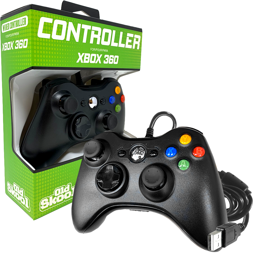 Wired 360 Controller - Black (Old Skool)